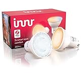 Innr GU10 Smart LED Spots, 2200K - 5000K, kompatibel mit Philips Hue* (Bridge erforderlich), abstimmbares weißes Licht, 2-Pack, RS 227 T-2