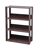 Movian, 3-stöckige Holzaufbewahrung/Beistellmöbel/Aufbewahrungsschrank/offenes Holzregal/Regaldisplay, Modulares DesignBüro, Wohnzimmer, Küche - Open Wood Rack - OWR-600 - B