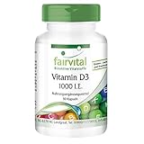 Vitamin D3 1000 I.E. - 25mcg Cholecalciferol pro Kapsel - 90 Kap