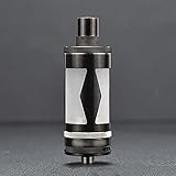 Typhoon GT III 2021 GT 3 Style RTA Rebuilt Tank Atomizer 316SS + Glass, 5,0 ml, 23 mm (schwarz)