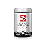 illy Kaffeepulver Forte Espresso, Kaffee gemahlen, starke Röstung, 1x250g D