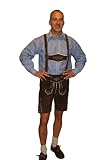 Lederhose Trachten Authentische Oktoberfest Lederhose GEORG (46)