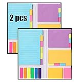 Klebezettel Haftnotizen Set, Post It Set Index Tabs Einfach zu posten Post für Büromaterial - Grü