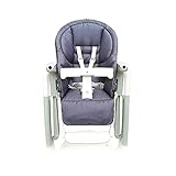 Aveanit Bezug Hochstuhl Kissen Ersatzbezug Babystuhl Peg Perego Prima Pappa Tatamia Wasserdicht Graphit - Grap