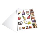 20Pcs 3D Stift Schablonen, 3D Druckstift Vorlage, Umfangreich 3D Zeichenschablonen, DIY 3D Graffiti Papier, mit 40 Verschiedene Design, Geschenk fü