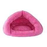 Langlebiges, bequemes natürliches Katzenbett für Haustier, Plüsch, für Hunde und Katzen, kuscheliges weiches Kissen, warmes Haustierzubehör – R