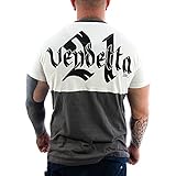 Vendetta Inc. Shirt Pray grau - weiß Sport, Freizeit Männer T Shirt 1159 (XXL)