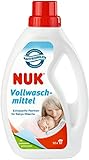 NUK Vollwaschmittel. 750 ml. für die sanfte und effektive Reinigung von Babywäsche. naturbasiert. dermatologisch getestet. 1er Pack (1 x 750 ml)