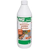 HG Terrassenplatten Reiniger 1L – ein konzentrierter Terrassenreiniger zur effektiven Reinigung von Gartenp