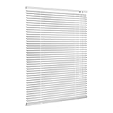Ventanara Jalousie Aluminium Weiß inklusive Montagematerial mit und ohne Bohren 120 x 160