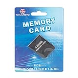 WiCareYo 128MB Black Memory Card für Wii NGC Gamecub
