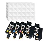 5X Kompatibel Toner für Dell C1760nw 1250c C1765nf C1765nfw 1350cnw 1250 1355cnw 1355cn (5er-Pack)