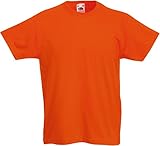 Fruit of the Loom Valueweight T Orange 116