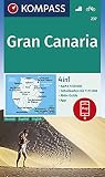 KOMPASS Wanderkarte Gran Canaria: 4in1 Wanderkarte 1:50000 mit Aktiv Guide und Detailkarten inklusive Karte zur offline Verwendung in der KOMPASS-App. Fahrradfahren. (KOMPASS-Wanderkarten, Band 237)