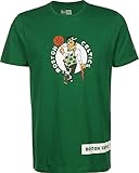 New Era NBA Block Wordmark Tee Boscel Kgr T-Shirt für Herren, Grün, M