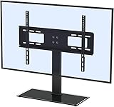 GWDFSU Universal-Tisch-TV-Ständer Tisch-TV-Ständer für 32'-55'-Fernseher Hält 40 KG Max.400X600mm-Höhenverstellbarer TV-S