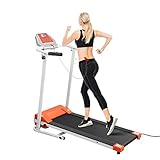WINOMO Laufband Klappbar Elektrische Laufband für Zuhause Motorisierte Laufband 12 Programm mit Anzeige LCD- Und Telefonhalter Fitnessgerät Leise Heimtrainer Einstellbare Geschwindigk