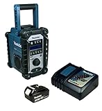 Makita DMR 110 Baustellenradio mit Mini-USB mit Akku 3 Ah + Ladeg