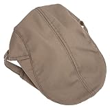 YARNOW Unisex Chefhut Küche Kochen Chefkappe Koch Chefnütze Leinwand Cabbie Flache Hütte Atmungsaktiver Chefmütze Mütze Für Frauen Verschickt (Kaffee)