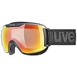 uvex Unisex – Erwachsene, downhill 2000 S V Skibrille, black mat,