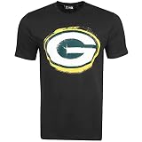 New Era NFL Shirt - Spray Green Bay Packers schwarz - L