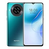 HAFURY K30 Smartphone ohne Vertrag, Günstig 4G 6,5 Zoll Handy, 64GB ROM 4200mAh Akku, 20MP Quad Kamera, NFC Face ID, Grü