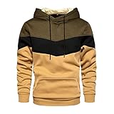 ZDDHOODY Herren Sweatshirt Kapuzenpullover Pullover Hoodie Sweatjacke Casual Streetwear Basic Style Herbst Winter Sport Oberteil Fitness Läuft Kapuzenpulli Gym Langarm Pullover Hoodies Langarm Top
