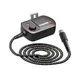 WORX MakerX HubX-Adapter 18V(20V MAX) WA7161 mit Gürtelclip，PowerShare, Variable Drehzahlregelung, USB-Anschluss, Stromversorgung für alle MakerX-Werkzeug