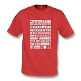PunkCricket Asche England 2011 3 Australien 1 T-Shirt Medium, Farb