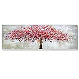 Abstrakte Leinwand Kunst Wandmalerei Ölgemälde Bäume Landschaft Baum Poster Drucken Moderne Wohnzimmer Wandbild Dekoration Bild Wandkunst Leinwand M