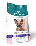 Percuro, hypoallergenes Trockenfutter für erwachsene Hunde kleiner Rassen | nachhaltig | natürliche Präbiotika | 33 % Protein | hergestellt aus leckeren Fleischalternativen | 6 kg