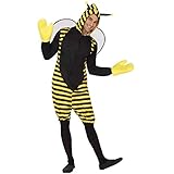 Atosa-95386 Bienenkostüm, gelb, XL (95386)