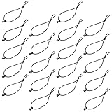 BESPORTBLE 30Pcs Web Dominators mit Elastische String Getriebe Clip Gummiband Management- Tools Verstellbaren Riemen Clips für Camping Wandern Ang