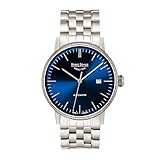 Bruno Söhnle 17-12173-342 Stuttgart Automatik Big Herren-Armbanduhr, Automatikwerk BS175, Edelstahlgehäuse, Saphirglas, Edelstahlarmband, mit Faltschließe, 5 b