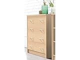 möbelando Kommode Holzkommode Anrichte Schubladenkommode Beistellschrank Olli VIII B