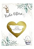 Frohe Ostern Rubbellos - Osterkarte - Rubbelkarte zum selber beschriften – Rubbelkarten zum selbst gestalten – Glückslos (Frohe Ostern)