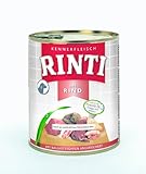 Rinti Pur Kennerfleisch Rind für Hunde, 12er Pack (12 x 800 g)