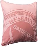 Sansibar Kissen 1er Set mit Füllung Pink ca.45x45 cm Reservation Dekokissen 100% Baumwolle Sofak