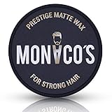 Monaco´s Prestige Matte Wax - for strong hair - professionelles Haarstyling Männer Wachs für normales bis dickes H