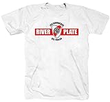 River Plate Argentinien Fussball Ultras Weiss T-Shirt (3XL)