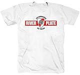 River Plate Argentinien Fussball Ultras Weiss T-Shirt (3XL)