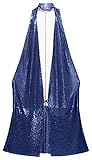 Savage X Fenty Damen Reaction Micro Slip mit Kette, Blau - Dreamy Blue, 2X/3X