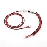 2Duck Handgemachtes Space-Kabel Aviator-USB-Typ C-Anschluss-Kabelkabel für DIY-Mechanische Gaming-Tastatur GH60 GK61 (Cable Length : Type C 1.2m 0.2m, Color : Custom Color)