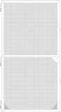 1PLUS Insektenschutz Alu Rahmen System Basis für Türen in Verschiedenen Größen und Farbe (100 x 240 cm, weiß)