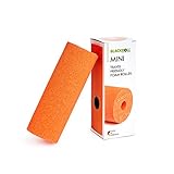 BLACKROLL® MINI Faszienrolle (15 x 5 cm), kleine Fitness-Rolle für die Selbstmassage, handliche Massagerolle für unterwegs, im Büro oder Fitnessstudio, mittlere Härte, Made in Germany, Orang