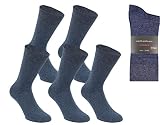 world wide sox | 5 Paar jeansfarbene Premium Socken aus Baumwolle | 39-42