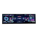Tewerfitisme 12.6 Zoll 1920 x 515 AIDA64 CPU Temperatur Monitor,Chassis Dynamik Anzeigebildschirm für Computergehäuse Sub-Display
