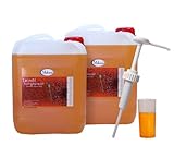 Makana Leinöl für Tiere mit Dosierpumpe und Messbecher, kaltgepresst, 2er Pack (2 x 5 L)