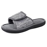 RockDove Herren Verstellbarer Memory Foam Slide, Grau (grau), 45/46 EU