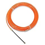 Drahtabzieher Werkzeug 4 mm 5 Meter bis 40 Meter orange Führungsgerät Nylon Elektrische Kabel Push Pullers Kanal Snake Rutder Fischband Draht 35